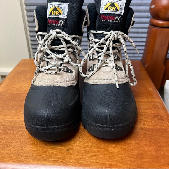 Black Rock Insulated Winter Boots Tan/Black 9 - Picture 6 of 6